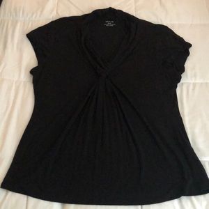 Short Sleeve Black Top